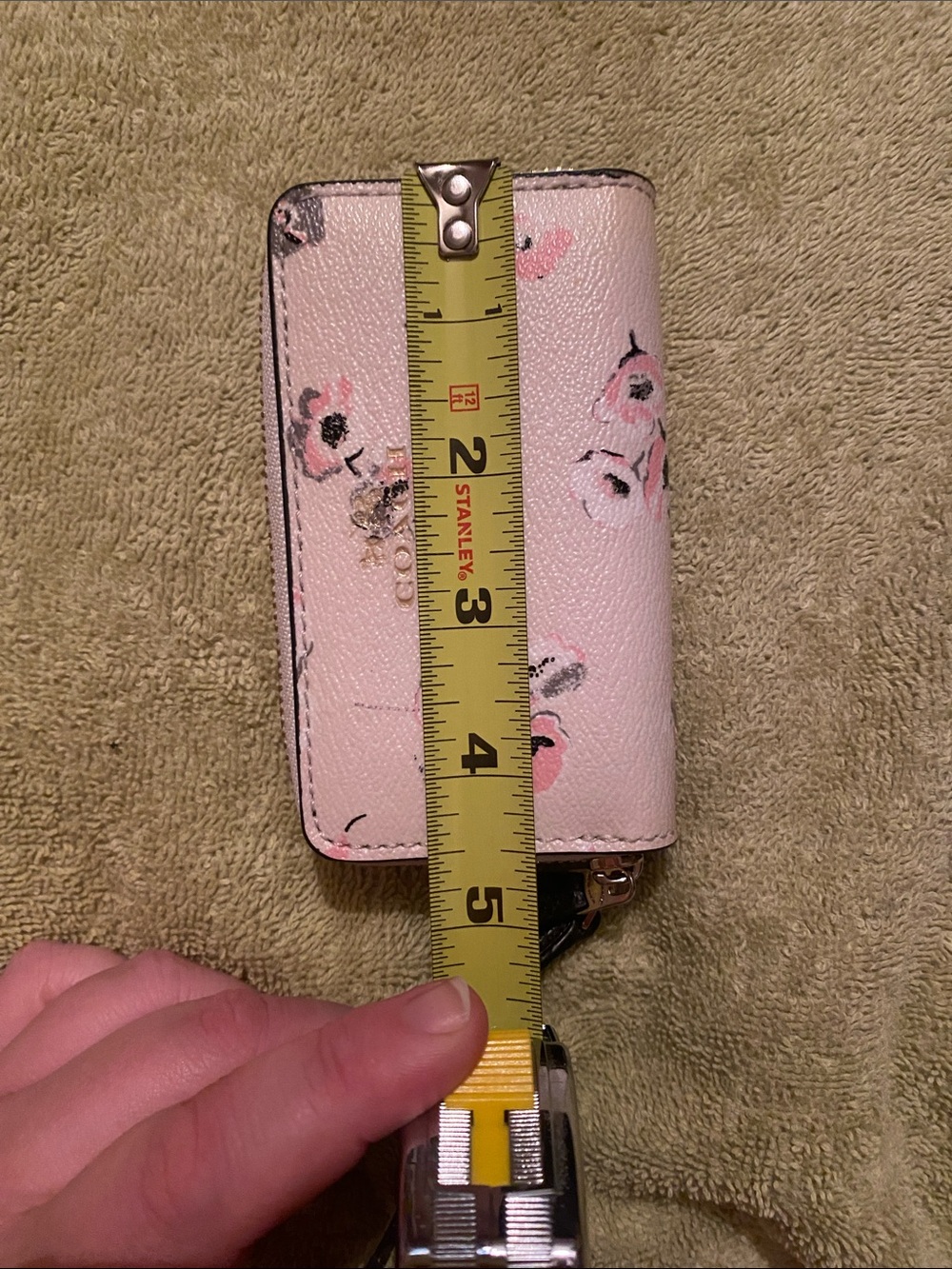 Coach Floral Zip Around Wallet - Picture 9 of 10